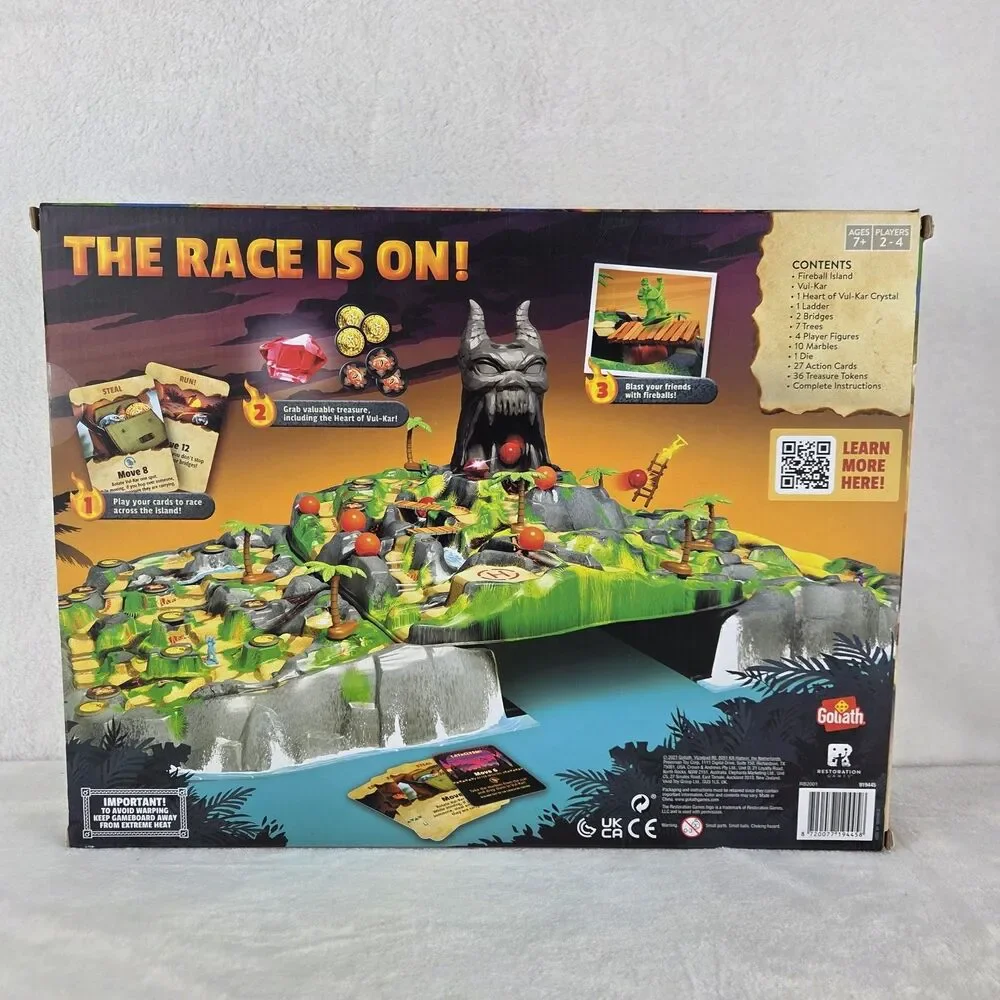Fireball Island Race To Adventure Board Game 2021 Complete Goliath‎